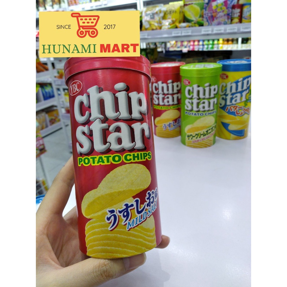 Khoai tây YBC Chip Star 50g - Nội địa Nhật Bản