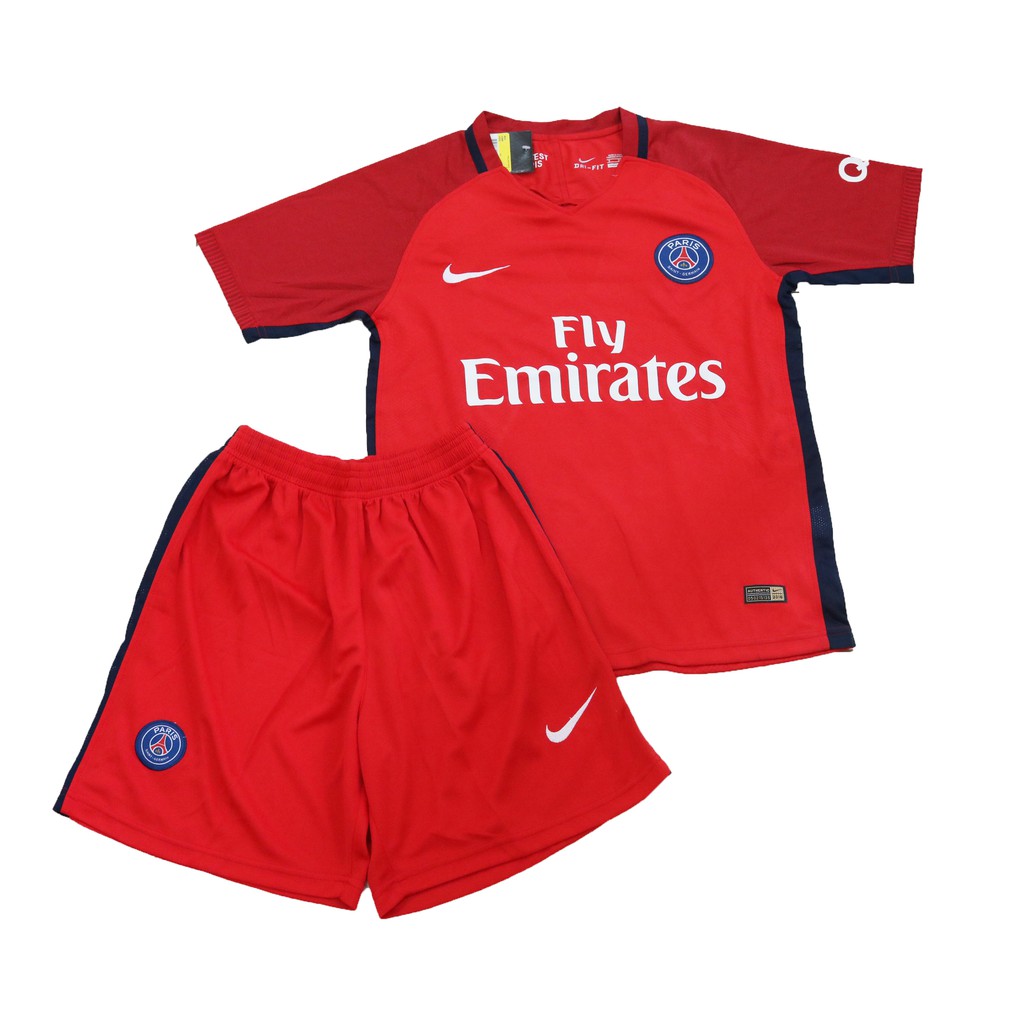 Bộ quần áo PSG đỏ 2017 *