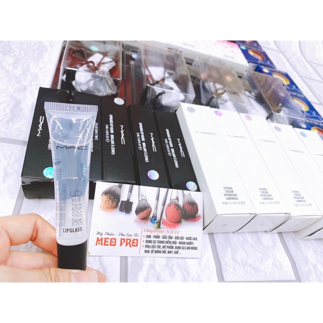 Son bóng môi  không màu M.A.C clear lip glass ( auth)