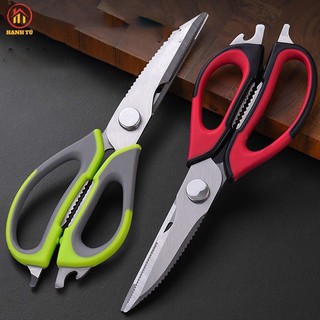 Kéo làm bếp đa năng 10 chức năng tiện dụng có lưỡi kéo cực kì sắc bén dài 24cm