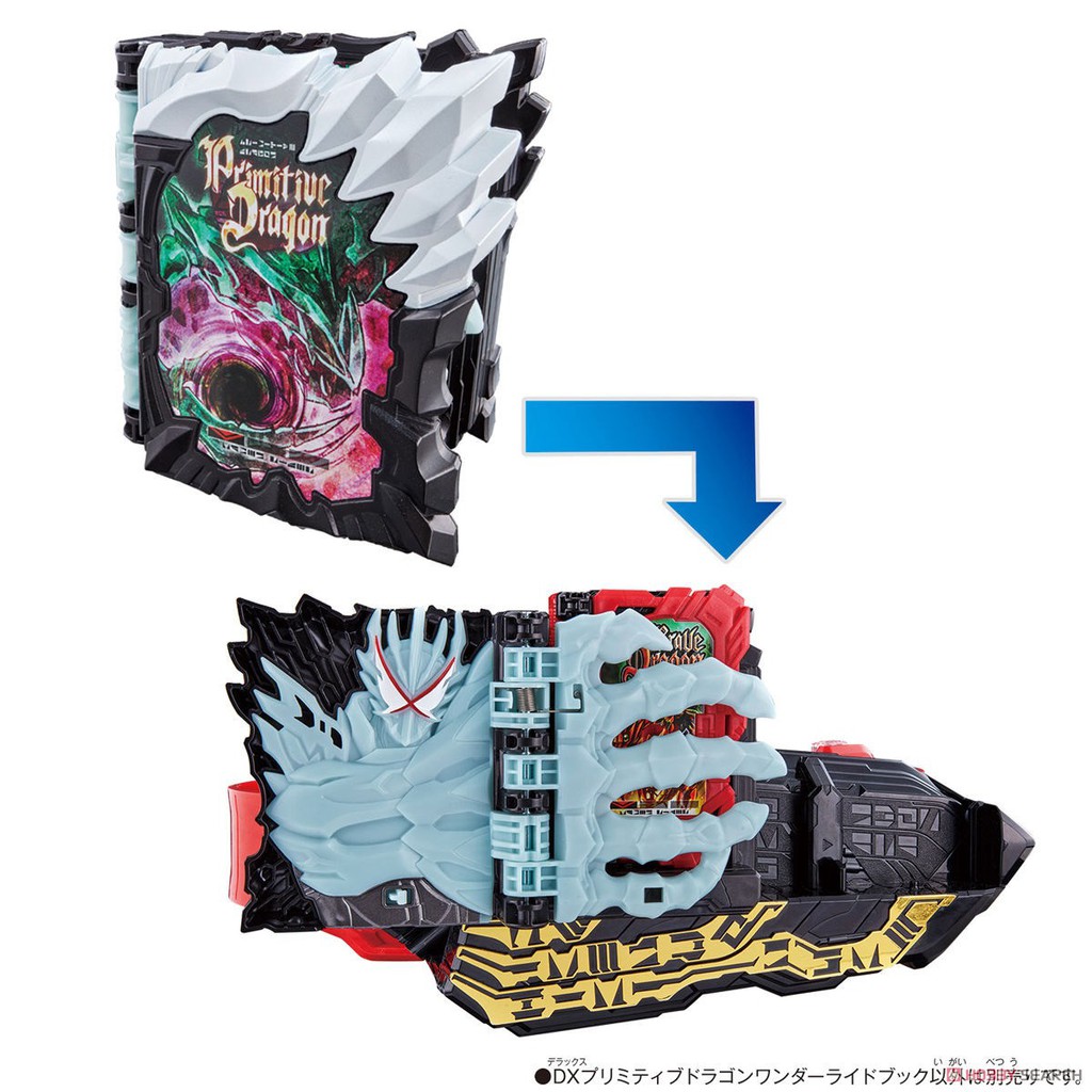 [NEW] Mô hình đồ chơi chính hãng Bandai DX Primitive Dragon &amp; Elemental Dragon Wonder Ride Book Set - Kamen Rider Saber