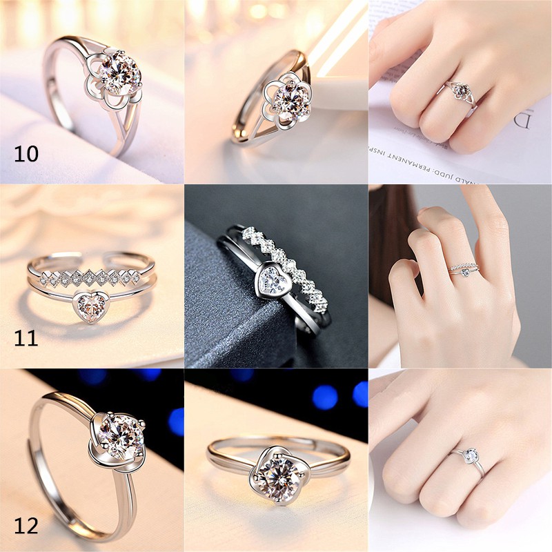 Nhẫn Mạ Bạc 925 49 Kiểu Dáng Sang Trọng