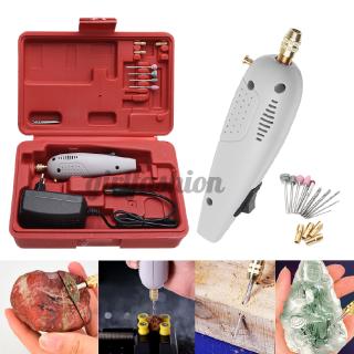 Bộ máy khoan mài gỗ mini khắc kim loại đánh bóng làm thủ công tiện dụng