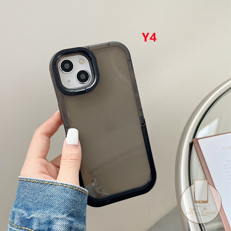 Ốp Điện Thoại TPU Mềm Chống Vỡ Màu Dạ Quang 2 Trong 1 Có Giá Đỡ Cho IPhone 11 13 12 Pro MAX 7Plus 8Plus XR X XS MAX