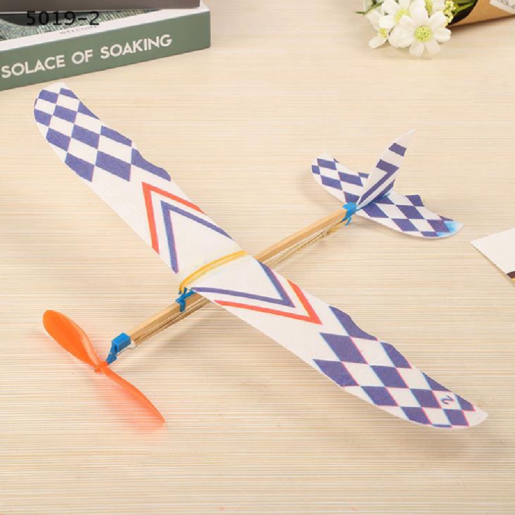 Máy Bay Đồ Chơi Dây Cao Su Đàn Hồi Cho Bé DIY