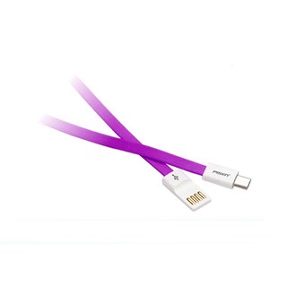 Cáp Pisen Flat Micro USB 200mm (Tím)