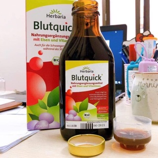 Dung dịch bổ sung sắt hữu cơ 250ml Blutquick- Herbaria