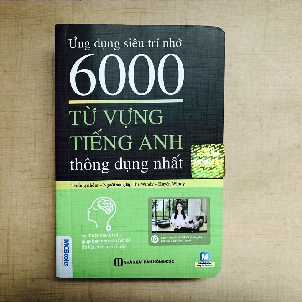 Sách - Ứng dụng siêu trí nhớ 6000 từ vựng tiếng Anh thông dụng nhất