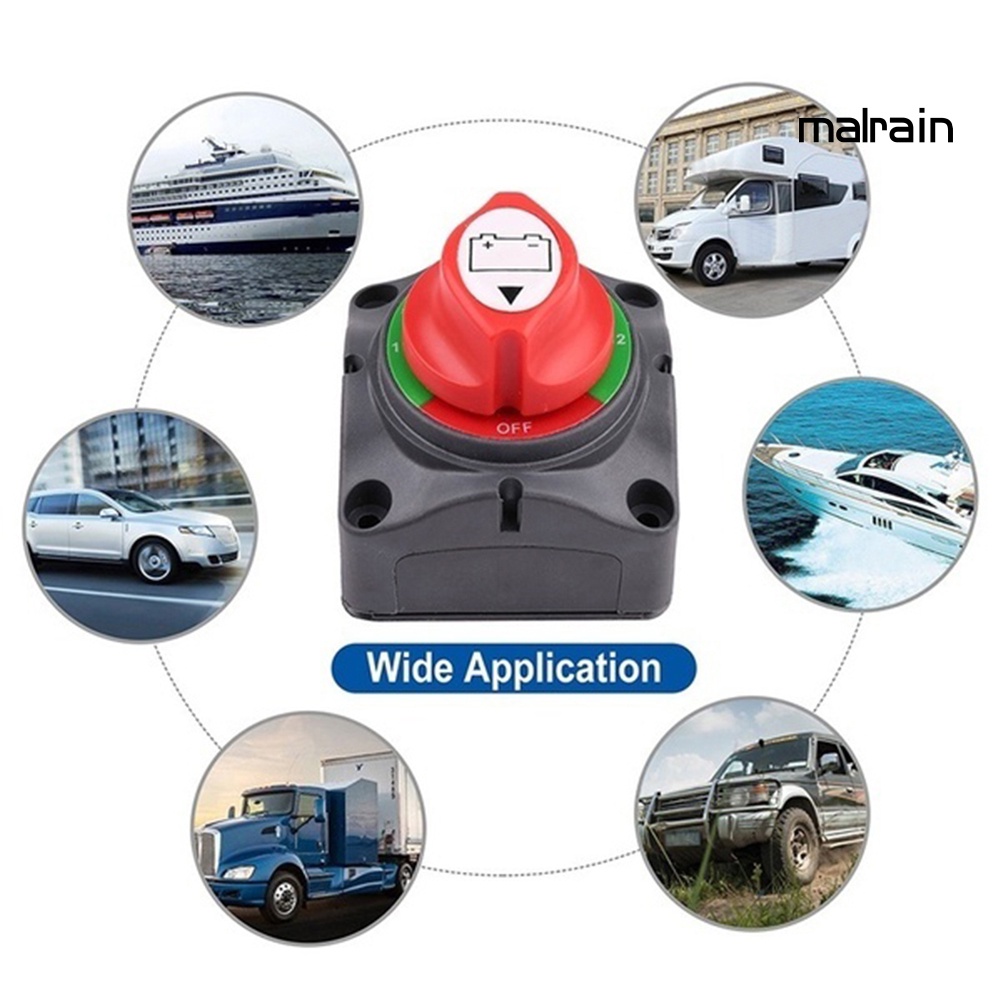 Công Tắc Ngắt Kết Nối Bình Ắc Quy Cho Xe Hơi/Xe Tải/Tàu Thuyền