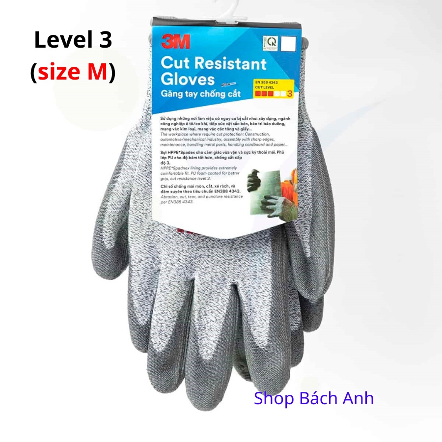 Găng tay bảo hộ lao động 3M-Mỹ, cấp độ 1, 3, 5