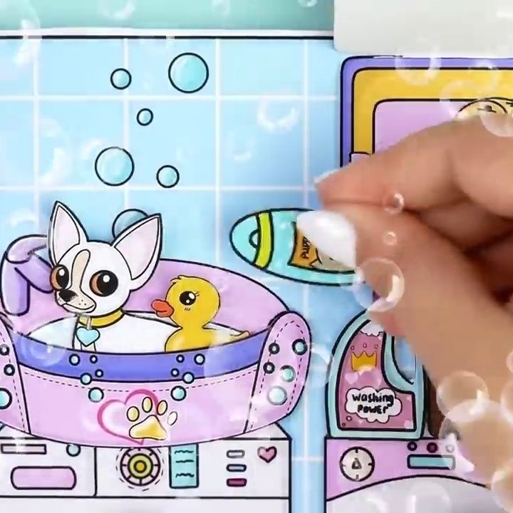Công chúa Ăn mặc Thay đổi quần áo Stickers Stereo Stickers Nhà búp bê mới  Búp bê Trang chủ thủ công DIY Đồ chơi tự chế Trò chơi sách yên tĩnh Bàn chơi vui nhộn