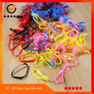 [Rẻ Vô Địch] 1k - Túi Chun Buộc Tóc Bản Nhỏ 10 Dây Cho Bé Có Nhiều Màu Siêu Xinh