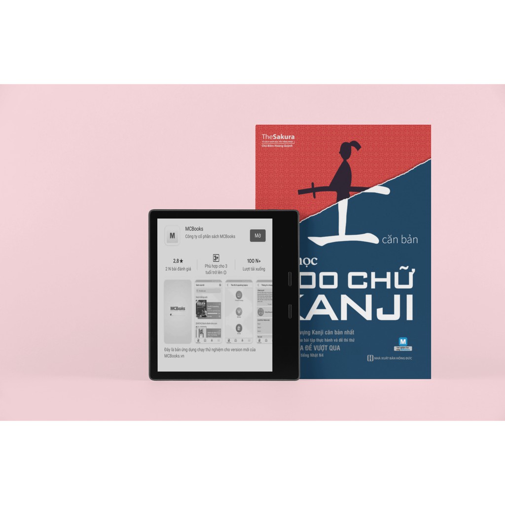 Sách - Tự Học 600 Chữ Kanji Căn Bản ( Sách Tái Bản - Học Cùng App MCBOOKS)