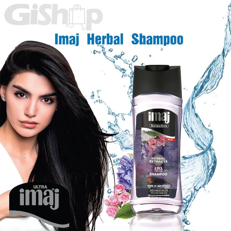 Dầu Gội Thảo Dược 2in1 Dành Cho Tóc Nhuộm Và Tóc Mỏng Hương Thảo Dược Imaj 600ml - Hàng Chính Hãng