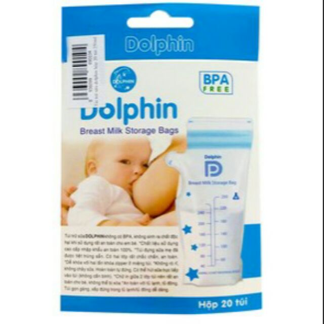 Túi trữ sữa Dolphin 250ml