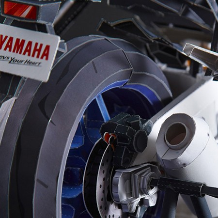 Mô hình giấy xe máy Yamaha YZF-R1M