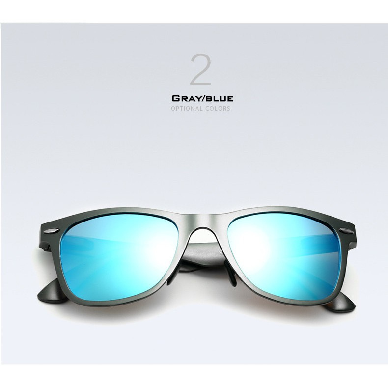 Phụ kiện thời trang VEITHDIA 2140 dành cho nam Kính râm phân cực vuông bằng nhôm magie chất lượng cao gentle monster | BigBuy360 - bigbuy360.vn