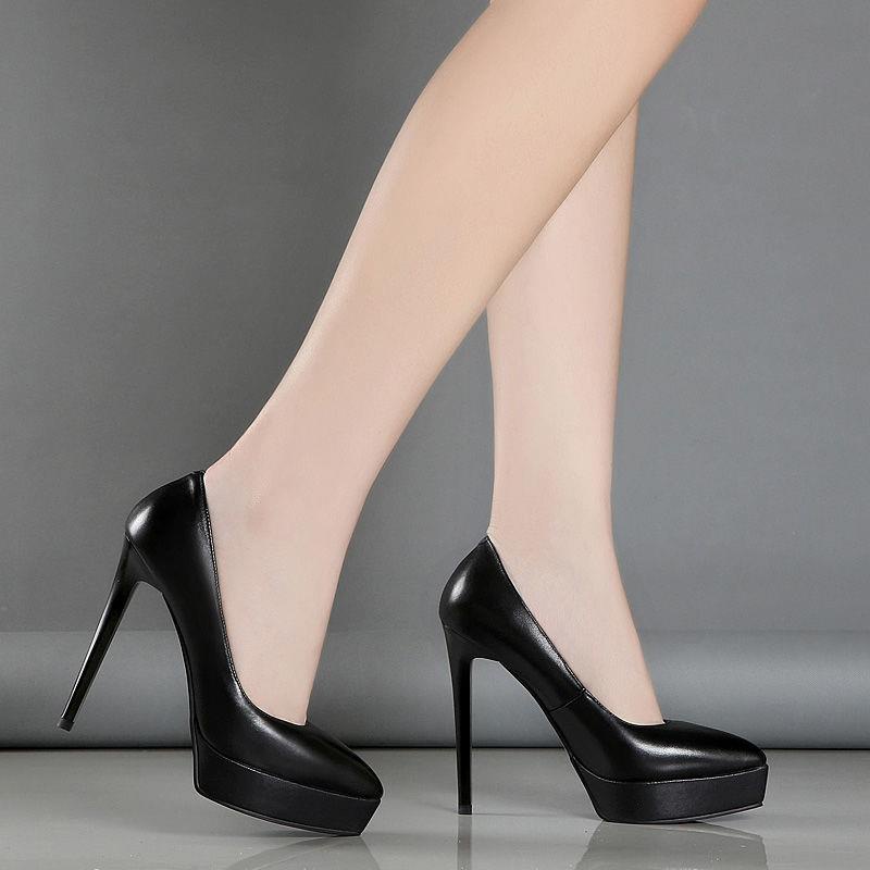 Giày Cao Gót 12cm Chống Thấm Nước Thời Trang Dành Cho Nữ