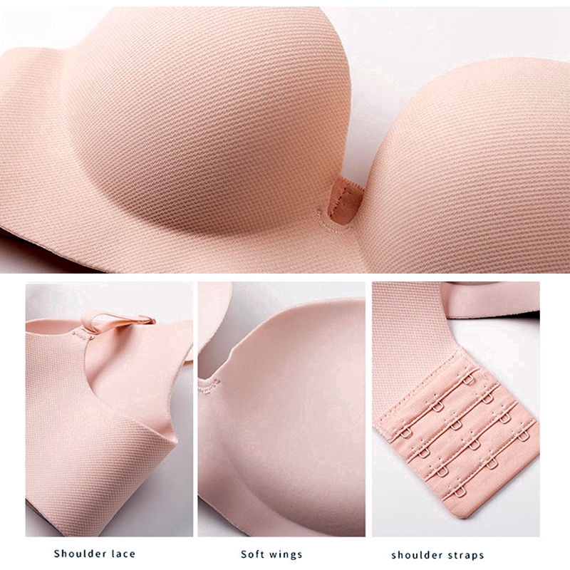 Áo lót Push Up Bra Padded Side Support Plunge Breathable Bras Korea Style Size 32-40 ABC | BigBuy360 - bigbuy360.vn