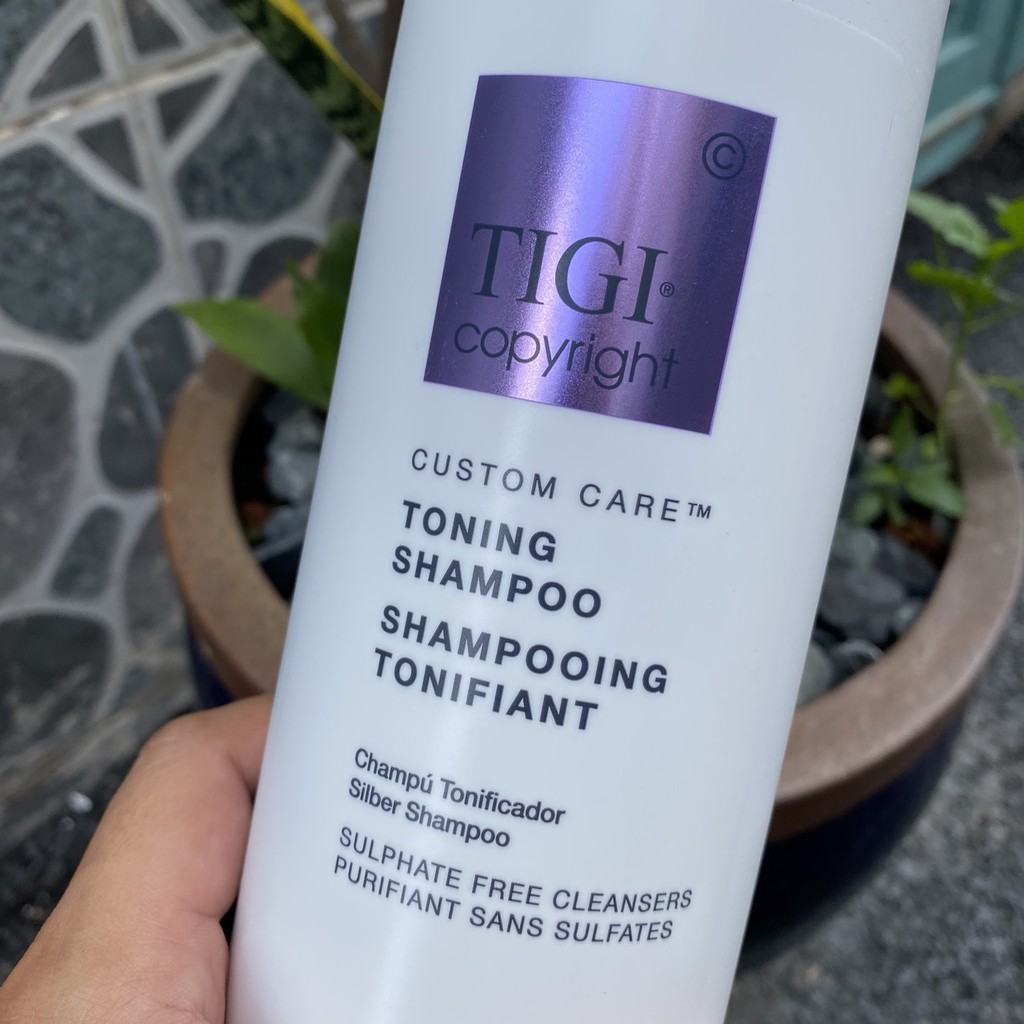 {Chính hãng} Dầu gội tím khử vàng dành cho tóc tẩy Tigi Copyright Toning Shampoo 970ml