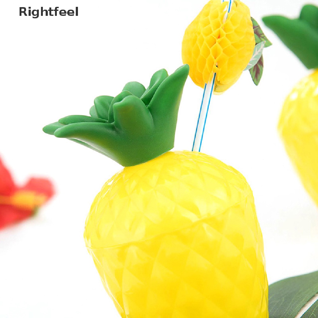 Rightfeel Ly Uống Nước Trái Dứa Dừa Hawaiian Mùa Hè Trang Trí Cho Bữa Tiệc Nhiệt Đới