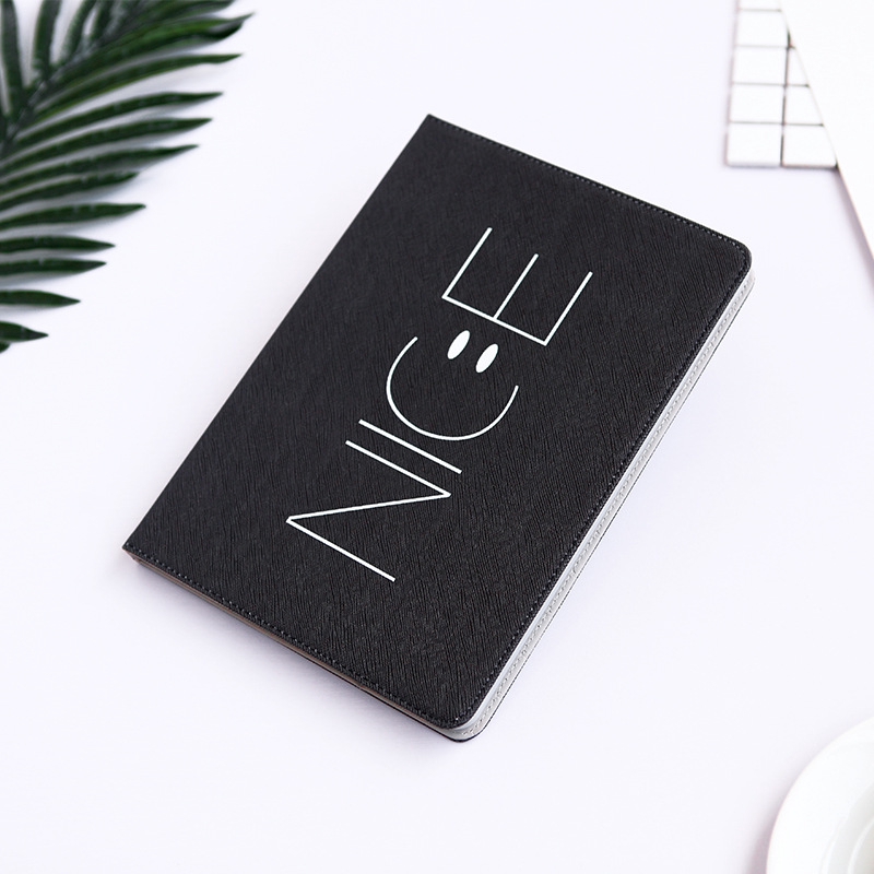 Bao da máy tính bảng Lykry  nắp lật hình mặt cười dành cho Ipad Air Mini 5 / 2 / 3 / 4 Pro / 9.7 / 10.2 / 11 | BigBuy360 - bigbuy360.vn