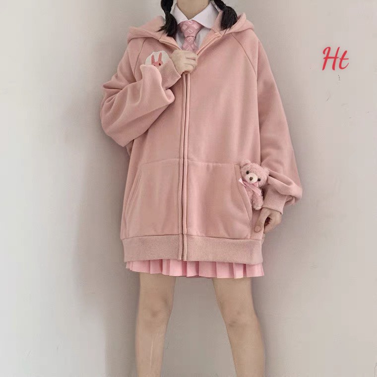 ÁO KHOÁC NỈ COTTON in LOGO THÚ | BigBuy360 - bigbuy360.vn