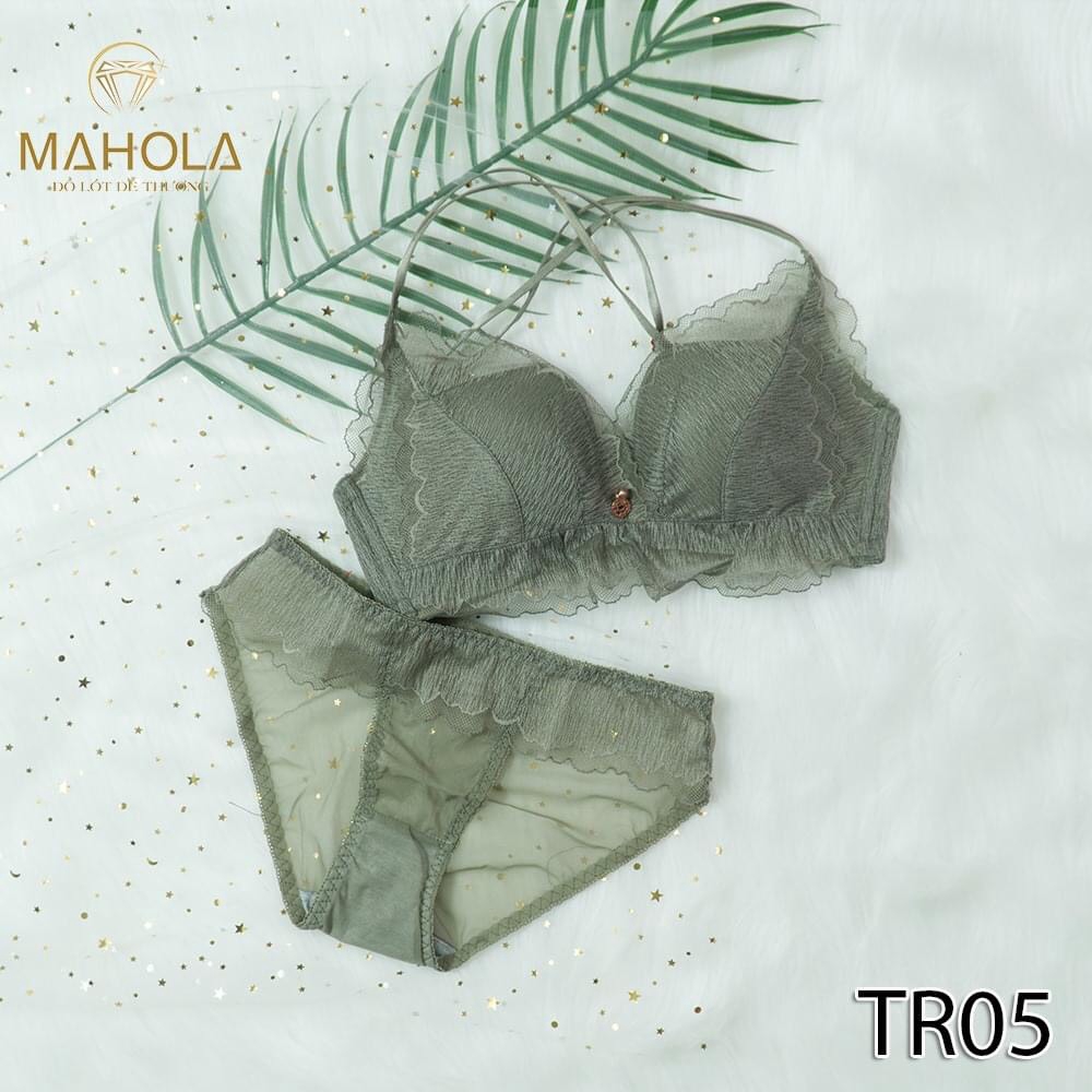 Bộ Đồ lót nâng ngực, Không gọng phối ren mây siêu quyến rũ 359 | BigBuy360 - bigbuy360.vn