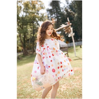 [THANH LÝ]- Váy chấm bi Sofia Candy size 12/18m-9/10y (10-40kg)