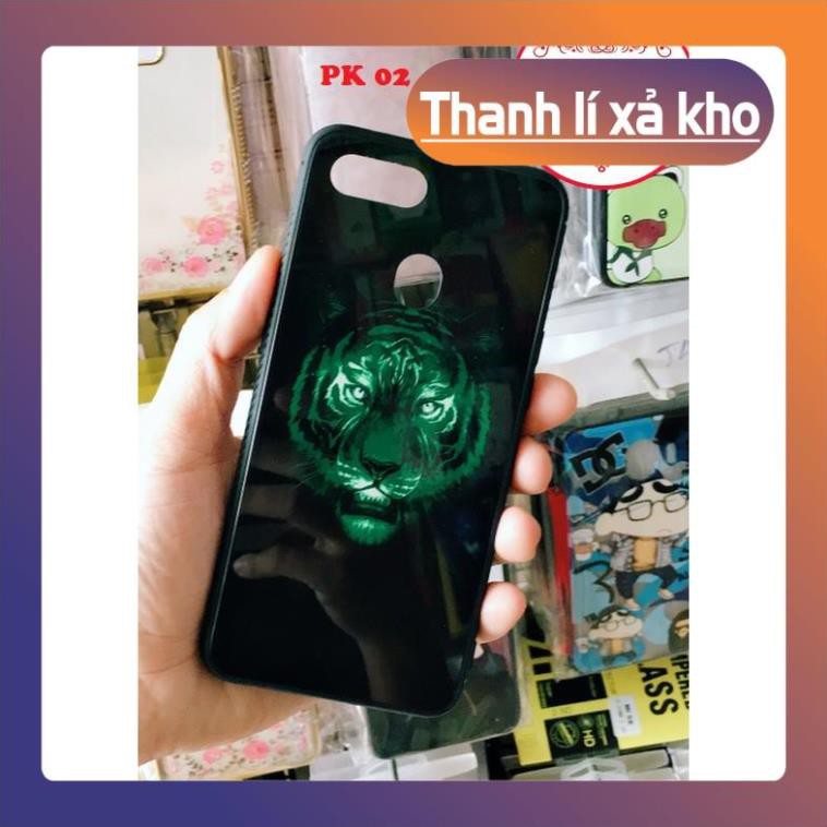 [K]OPPO F9 ỐP LƯNG KÍNH HÌNH DẠ QUANG ĐỔI MÀU CỰC CHÁT( CÓ VIDEO) ^^