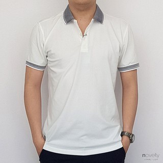Áo thun Polo nam cổ bẻ họa tiết trơn
