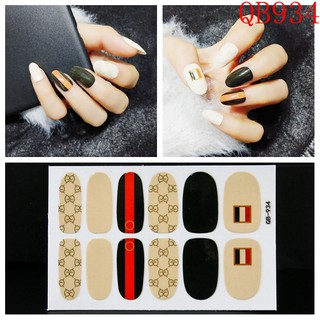 Nail dán mẫu mới đẹp đón tết