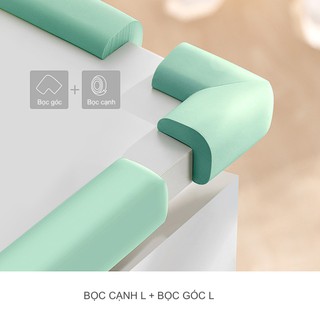 Mút Góc Bàn Bọc Góc Tủ Bọc Cạnh An Toàn Cho Bé Keo 3M Của Mỹ Dán Chắc Chắn Độ Đàn Hồi Cao