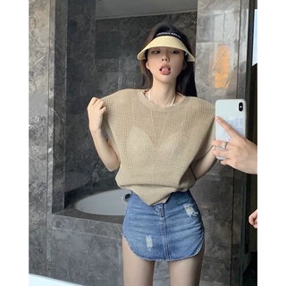 Áo lưới cọc tay