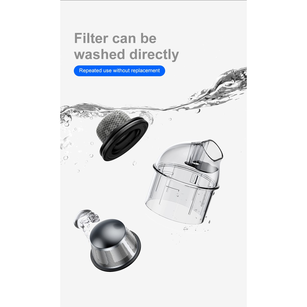 [ KHÔNG DÂY ] Máy hút bụi cầm tay Mini siêu nhỏ gọn hút khỏe - Baseus Capsule Cordless Vacuum Cleaner | BigBuy360 - bigbuy360.vn