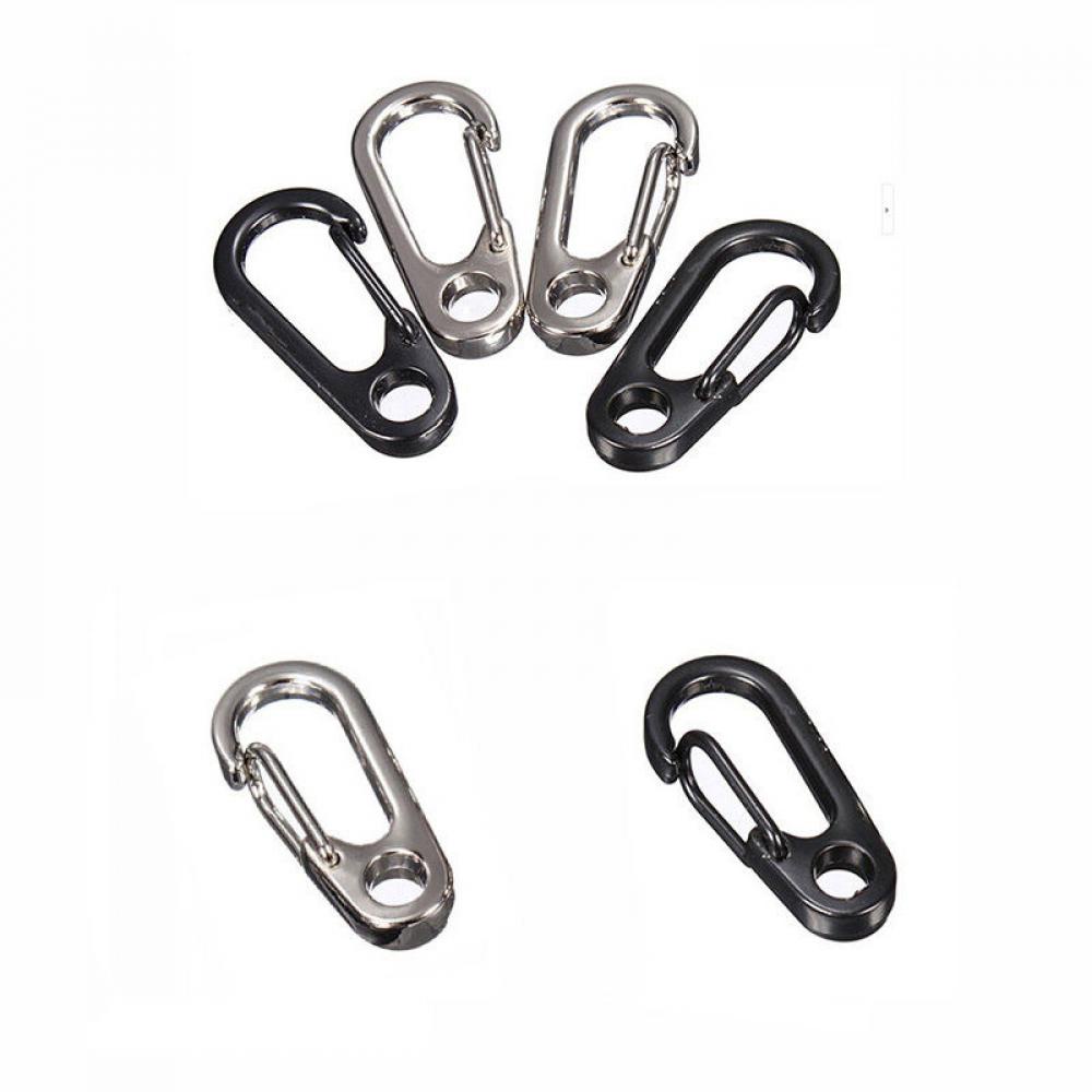 Móc Khóa Carabiner Edc Bằng Thép Không Gỉ Nhiều Màu Mới