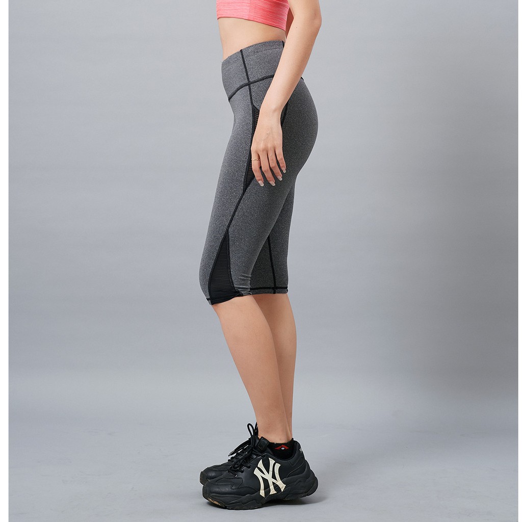 Quần Lửng Tập Gym Yoga Nữ ICADO Phối Lưới QL17