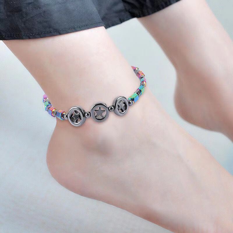 [Hàng mới về] Lắc chân đính đá từ tính giúp giảm cân nhiều sắc thời trang