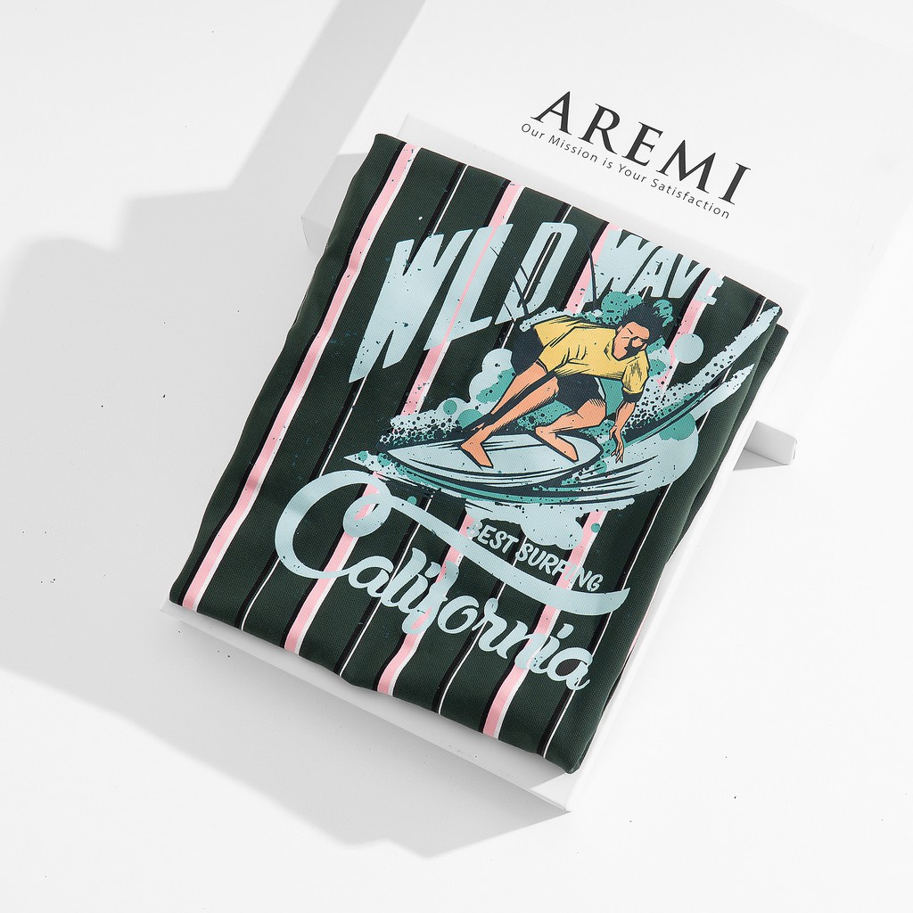 Áo thun polo nam SURFING 4D in hình họa tiết ,vải CVC,chuẩn form,thiết kế phong cách năng động cá tính AREMI - APL0020 | BigBuy360 - bigbuy360.vn