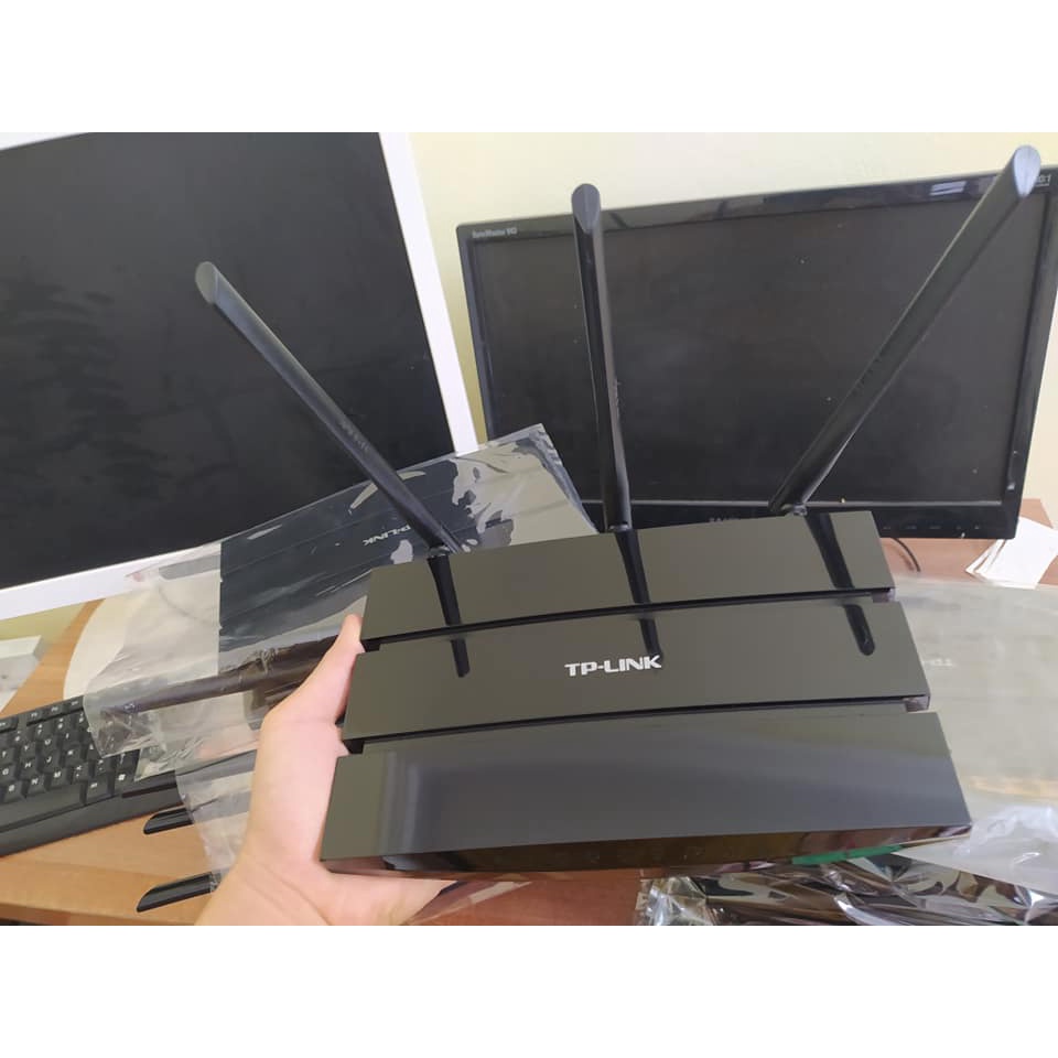 Bộ Phát Wifi 3 râu TPlink WR2041N Xuyên Tường chuẩn 450 Mbps - Modem router wifi tplink LIKE NEW 95% | BigBuy360 - bigbuy360.vn