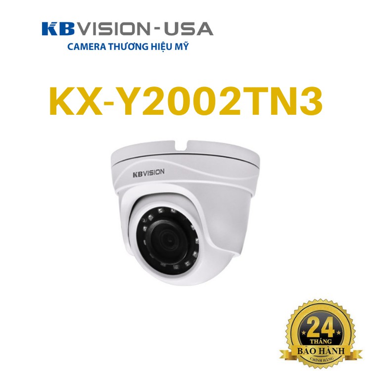 Camera IP Dome hồng ngoại 2.0 Megapixel KBVISION KX-Y2002TN3