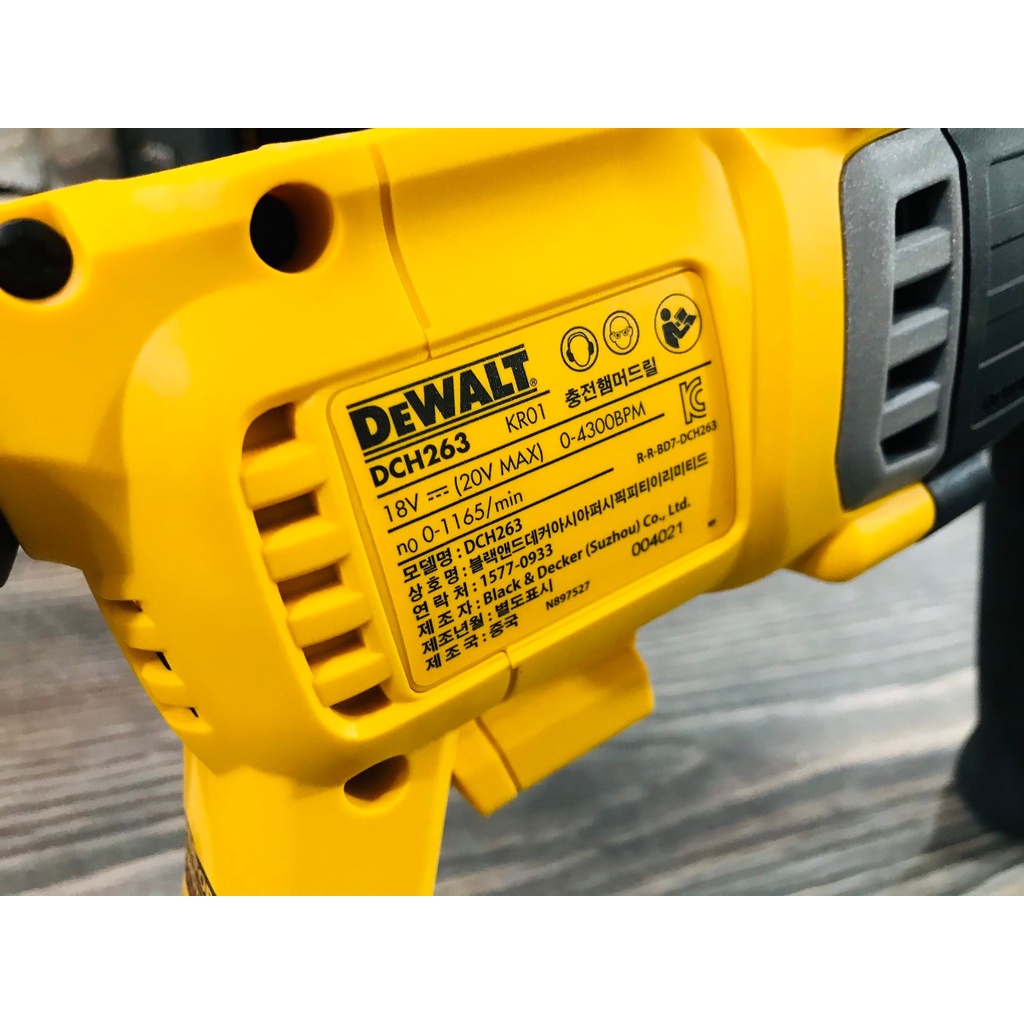 Body khoan động lực dùng pin Dewalt DCH263N
