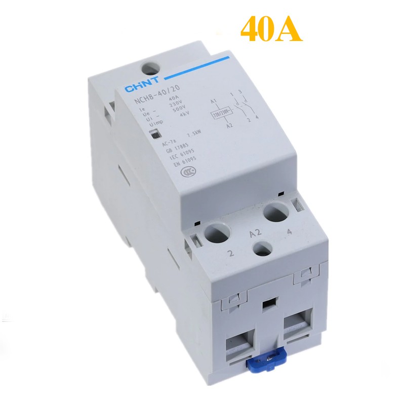 Khởi động từ 1 pha CHINT NCH8 - 25A/220V contactor 63A, 40A, 25A, 20A