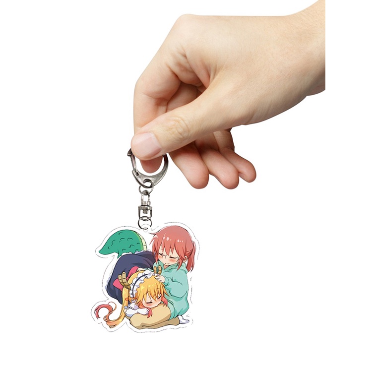 Tmdbyx Móc Khóa Acrylic Hình Nhân Vật Anime Kobayashi San Chi No Maid Dragon Miss Kobayashi 'S Dragon Maid Kanna Kamui
