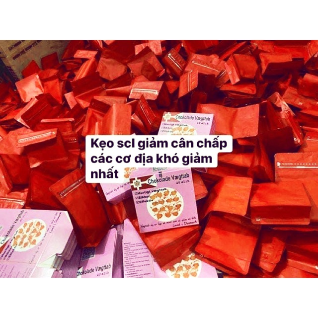 Giảm cân socola Đan Mạch 40v đỏ