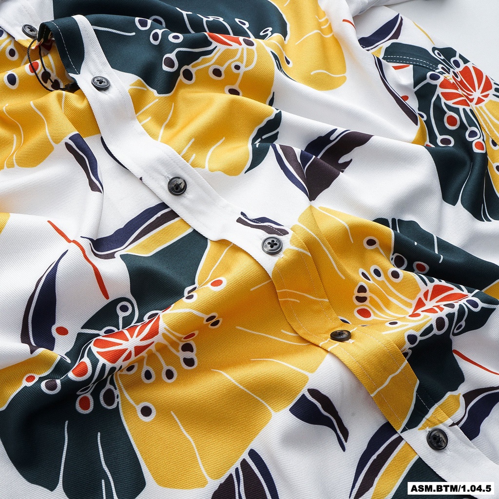 Áo Sơ Mi Cộc Tay Nam Họa Tiết Vải Cotton Dệt Sớ Chéo - BENTINO | BigBuy360 - bigbuy360.vn