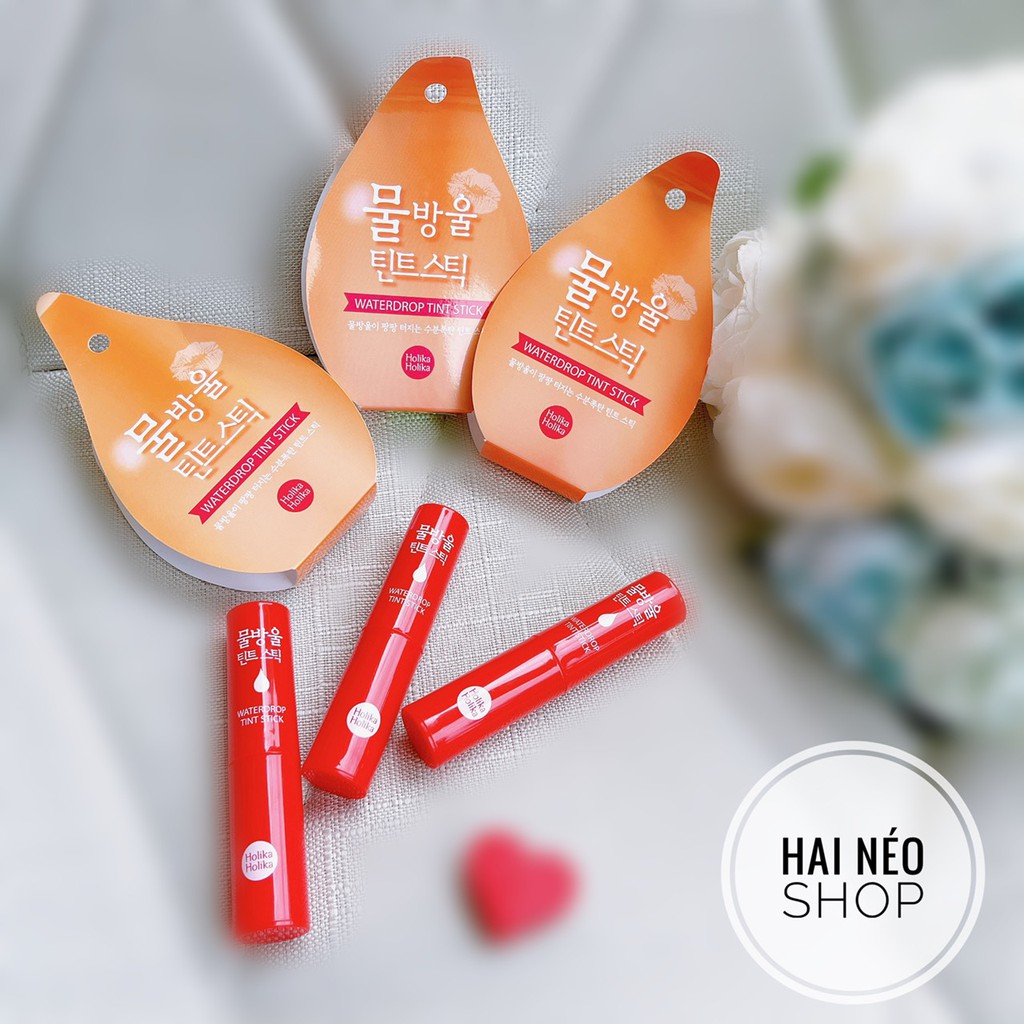 SON DƯỠNG CÓ MÀU HOLIKA HOLIKA WATER DROP TINT STICK (Hàn quốc)