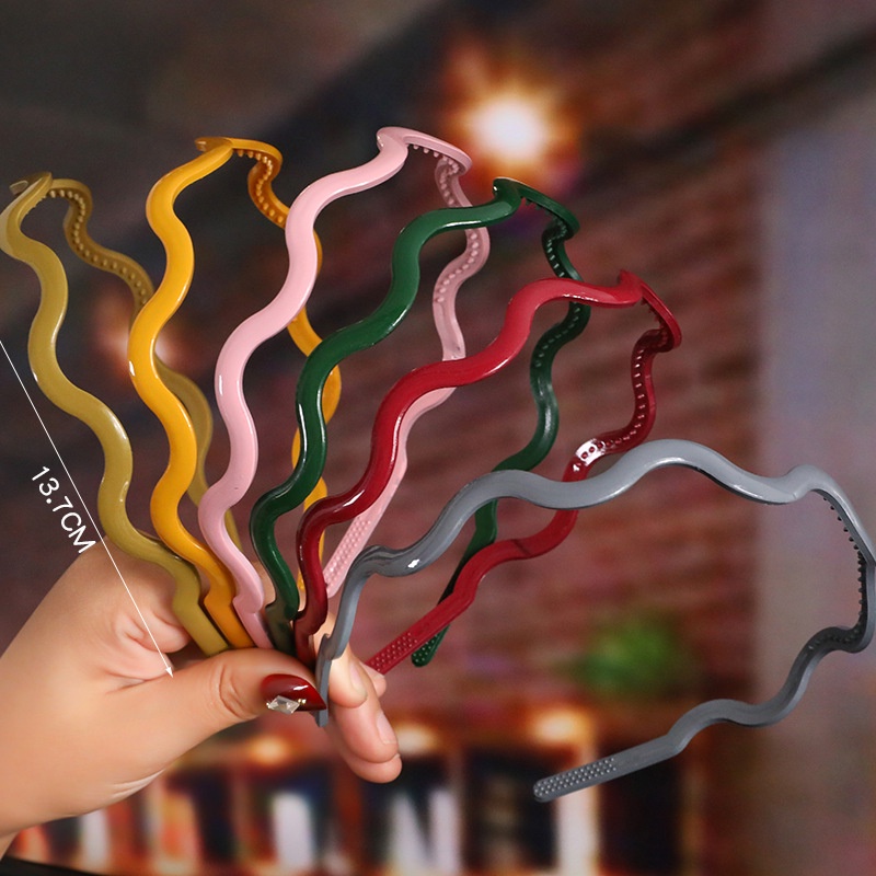 Băng Đô Cài Tóc Chống Trượt Thiết Kế Đơn Giản Thời Trang Cho Nữ