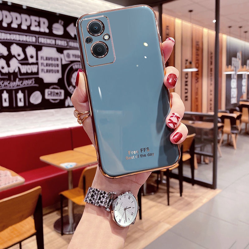 Ốp Điện Thoại Mạ Màu Đơn Giản Sành Điệu Cho oppo A74 5G A74 A95 A94 A15 A15S A54 4GA96 A36 K9