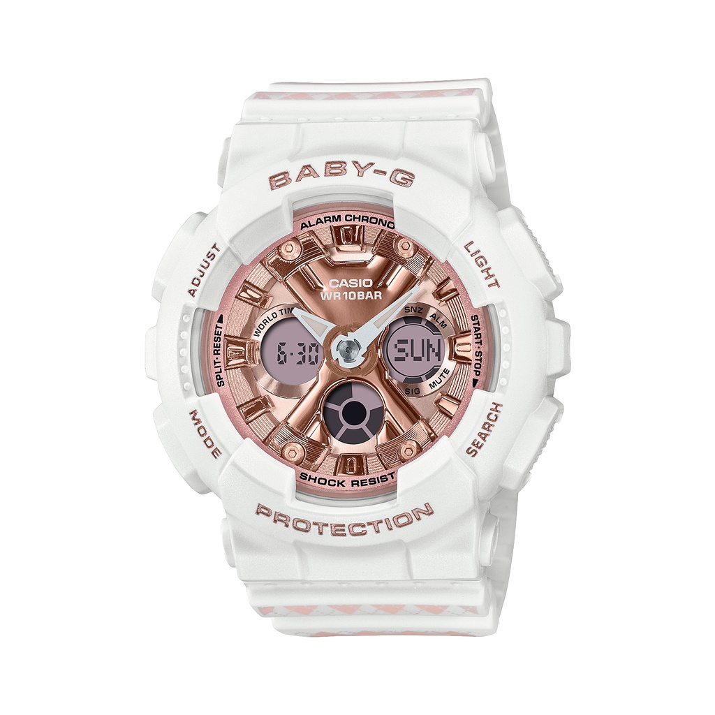 Đồng hồ nữ Casio Baby-G BA-130SP-7A chống va đập, chống nước 100m, hàng chính hãng